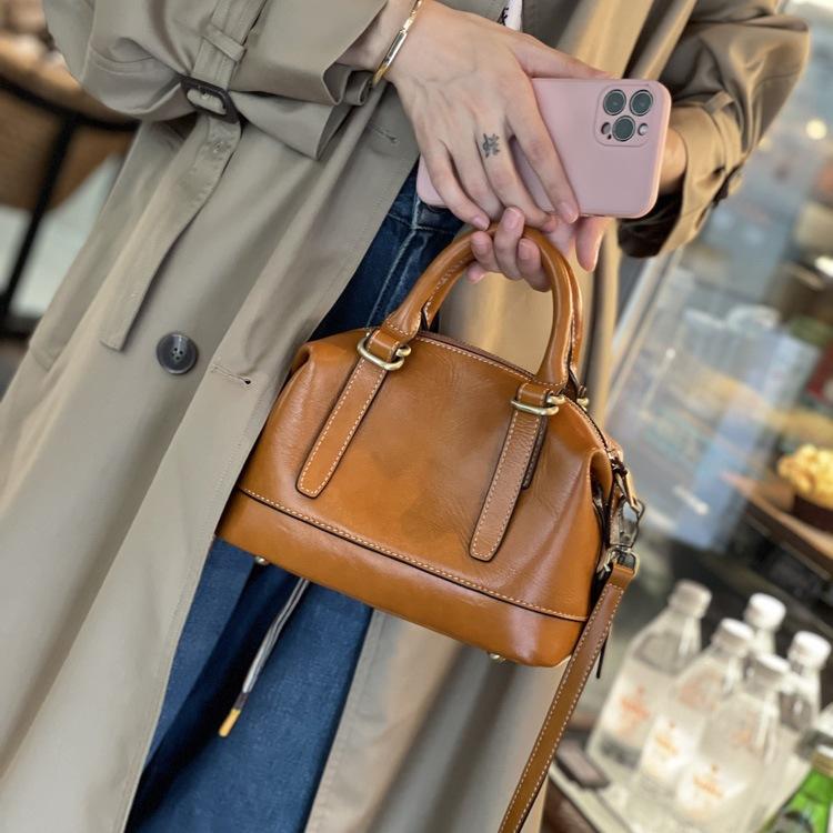 

Новая Модная Сумка Высокого Класса из Кожи Коровьей Лицевой Слоистой Кожи Сумка через Плечо Кроссбоди Осень и Зима