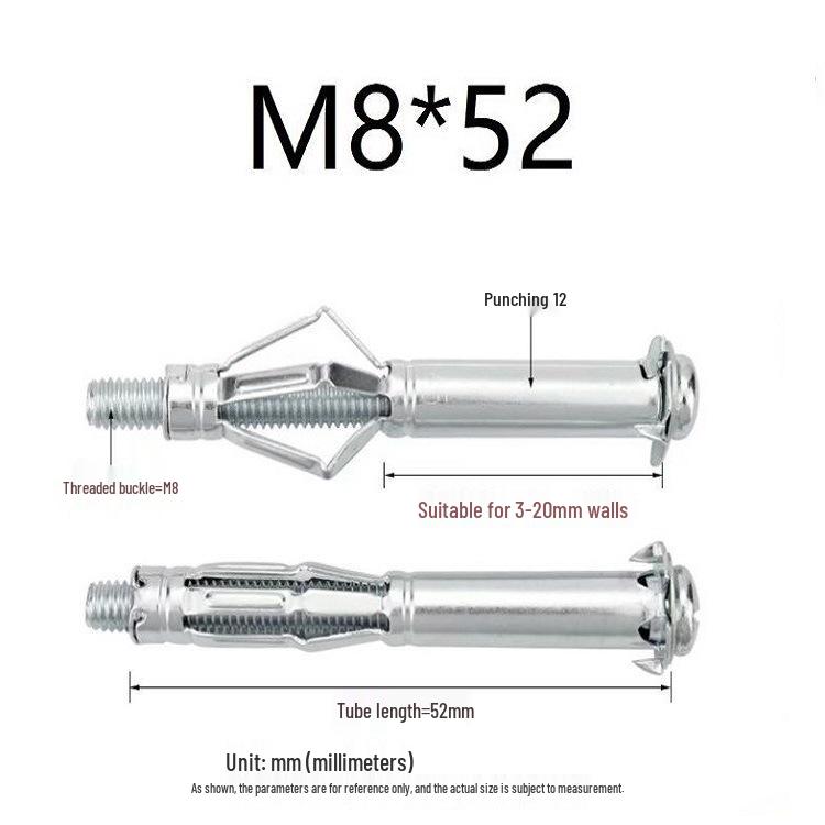 Hollow Wall Gecko Screw Drywall Anchor Expansion Bolt
