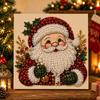 Christmas Pearl Painting DIY Kit Santa Claus Reindeer Diamond Painting Handmade Home Decor Craft Set for Adults Kids Holiday Gift
