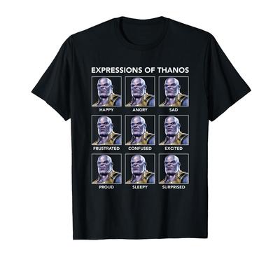 Marvel Avengers Expression of Thanos T-Shirt