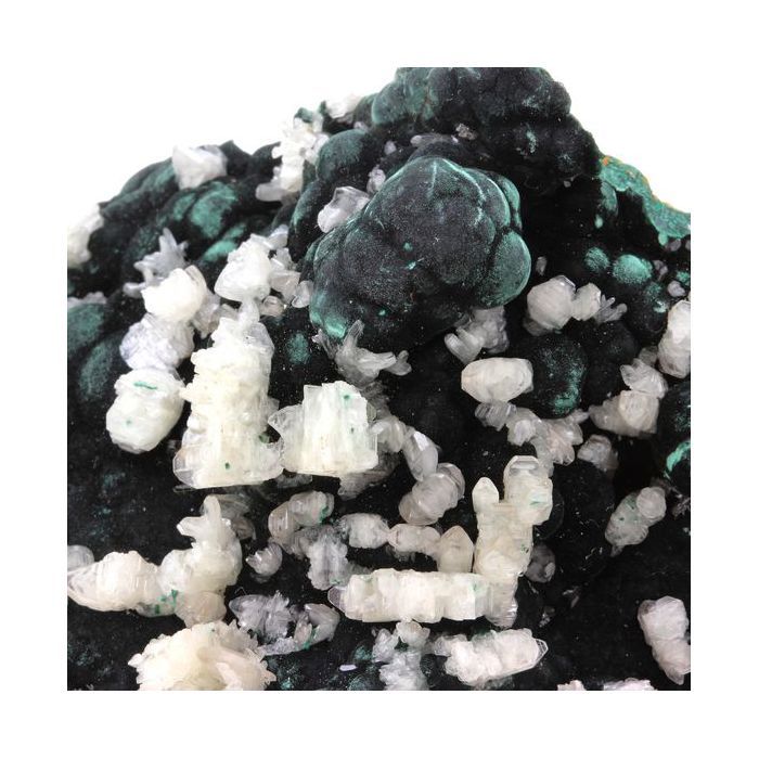Pierres et Minéraux. Malachite + Cerusite. 1490.0 ct. Mashamba West Mine, Congo.