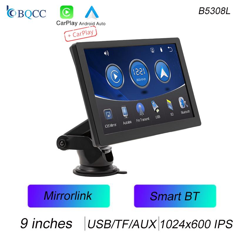 

BQCC B5308L 9-дюймовый IPS-экран портативный автомобильный MP5-плеер беспроводной Android AUTO CarPlay Mirrorlink BT TF FM USB AUX-вход автомобильная стереосистема