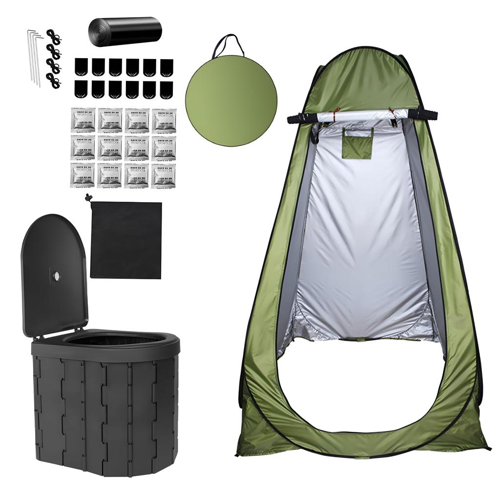 Aierbo Simple Toilet Disaster Prevention Foldable Disaster Prevention Mountain Traffic Construction Sleeping In Car For Nursing Easy To For 12