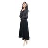 Xiangying Women's Beaded Round Neck Knit Sweater