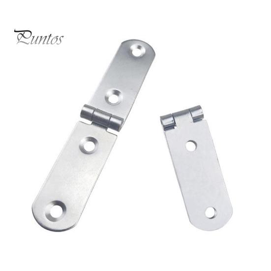 8 Stück anschraubbare Scharniere, Klappscharniere, rostfrei, korrosionsbeständig, glatt, für Schrank, Tisch, Möbel, 180 Grad faltbare Scharniere