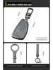 Premium Genuine Leather Key Cover with Zinc Alloy Buckle for 2016-2017 Buick Verano GS