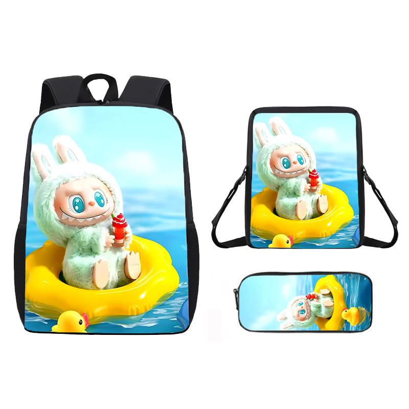 Anime Shoulder Cartoon Bag Pencil Case School Backpack For Children