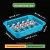 Sanhe Square Plastic Draining Storage Basket Set