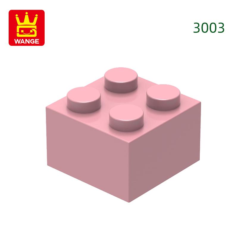 Non-Toxic 77Pcs/Lot 3003 2X2 High 4-Hole Building Blocks Moc Color Parts Compatible With Bricks Diy Children Toy Assembly Gift Box