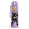 1PC Astronaut Baseball Batter Figure 750ml Color Plastic Water Bottle Leakproof Flip Straw Lid For Sports Office Home Use