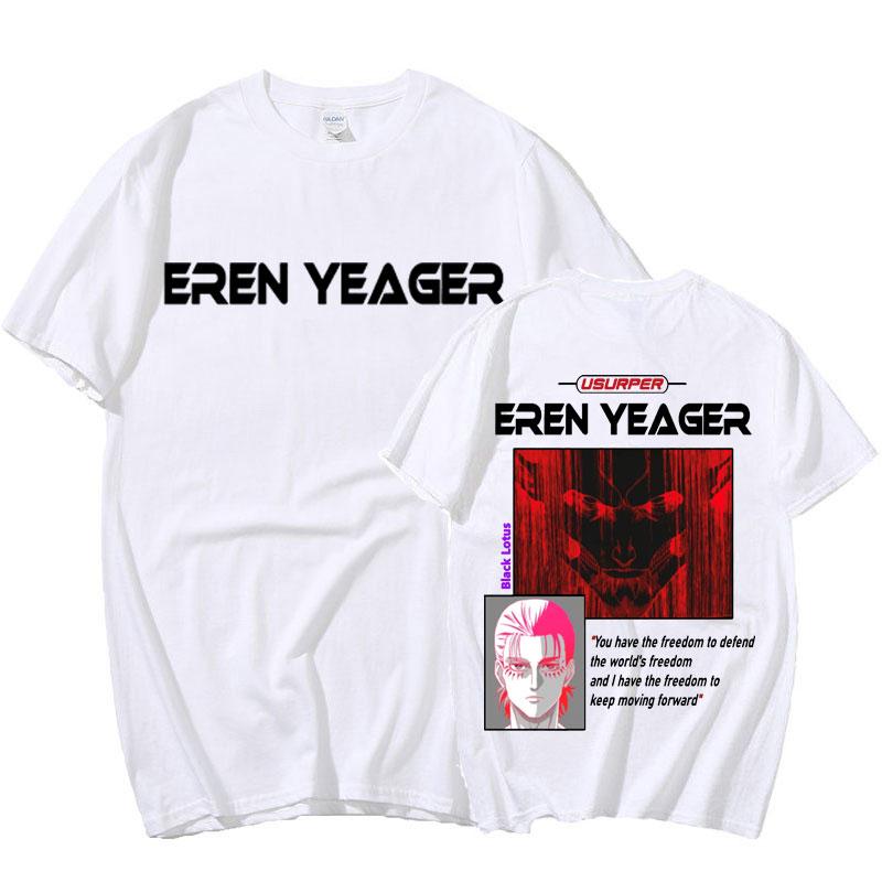 Buy Japanese Anime Attack On Titan T Shirt Men's Fashion Shingeki