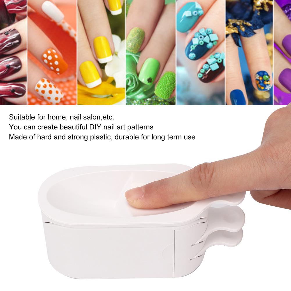 Professional Nail Dip Powder Case French Manicure Dipping Tray Mould Container