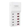USB C Charger 50W USB Charging Station for Multiple Devices 10 Port Charging Block 5 USB Ports 5 Type C Ports US Plug