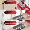 Door Hinge Jig 2-in-1 Woodworking Accessories Woodwork Hinge Mortise Jig For Carpenters Woodworkers Contractors DIY Enthusiasts