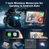 7" Motorcycle w/ Carplay Android Screen Dual Bluetooth Portable GPS Navigation
