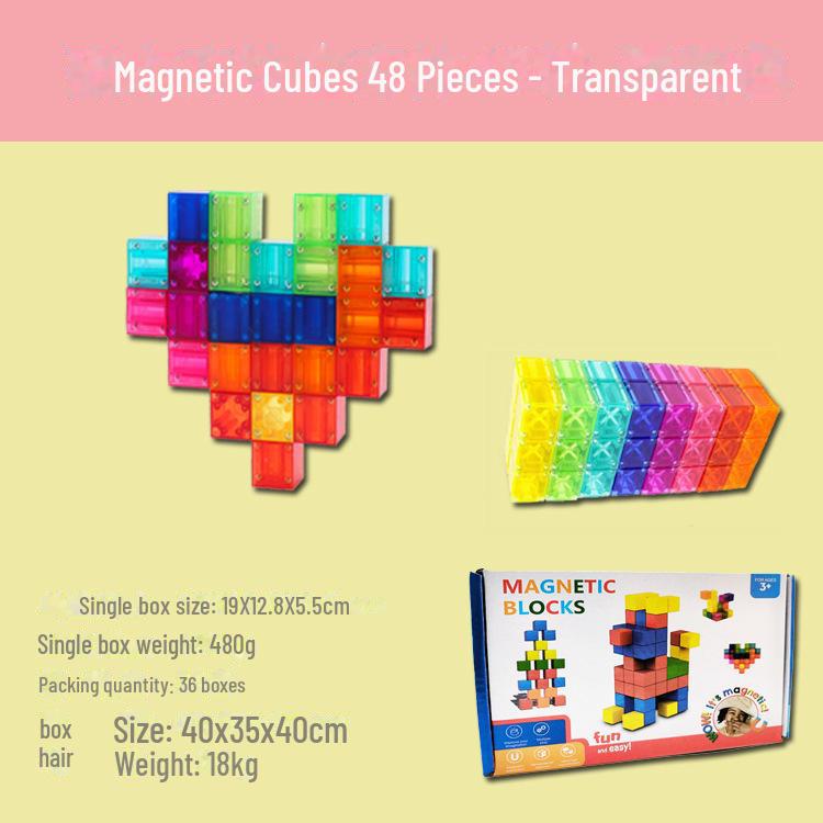 Magnetic Cube Puzzle Blocks: Cross-Border Teaching Aids for Kids