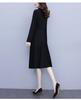 Four 6035 Plus Size Slimming Dress: New 2025 Spring/Autumn Style for Women, Slim Fit with Belly Coverage