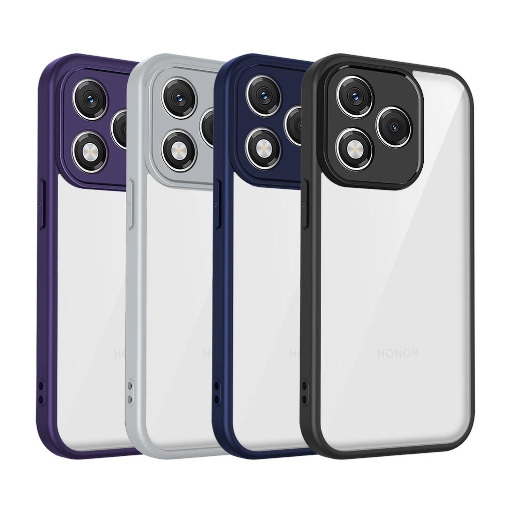 Custodia per Honor 400 Lite Custodia per Telefono Honor 400Lite Copertura ABR NX1 Cuscino d'Aria Paraurti in Silicone Antiurto Cover Posteriore Trasparente Opaca Rigida