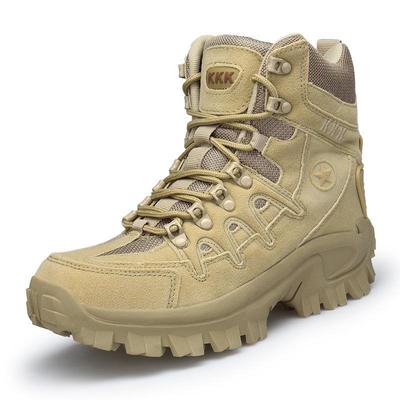 Große Größe Mittelhohe Desert Boots, Outdoor-Camping-Trainingsstiefel, Outdoor-Wanderstiefel, Wanderstiefel für Herren