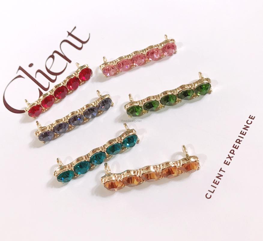 Sneakers Shoelaces Decoration Metal Shoelace Buckle Pearl Shoes Charm Accessories Shiny Rhinestones Women Shoe laces Decorative