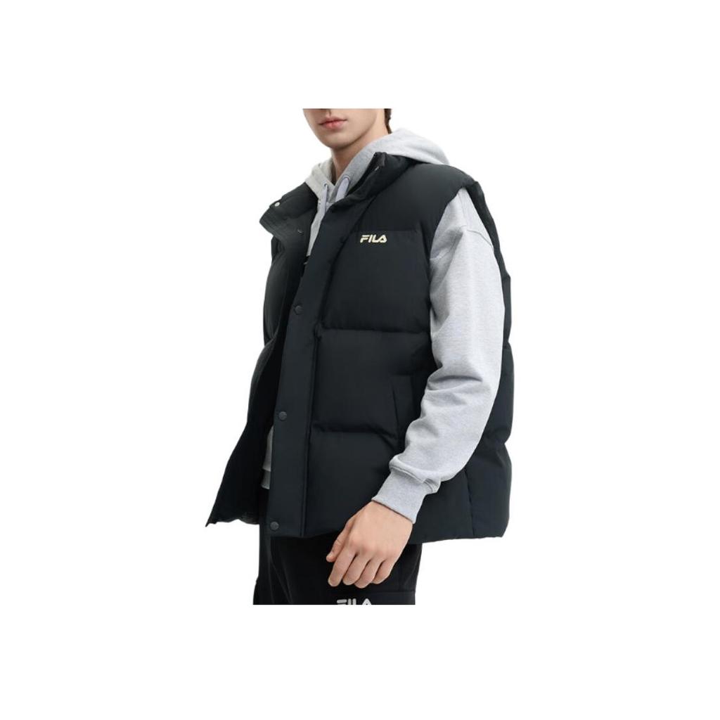 New FILA ORIGINALE Vest Men's Jet Black F51M449903F-BK