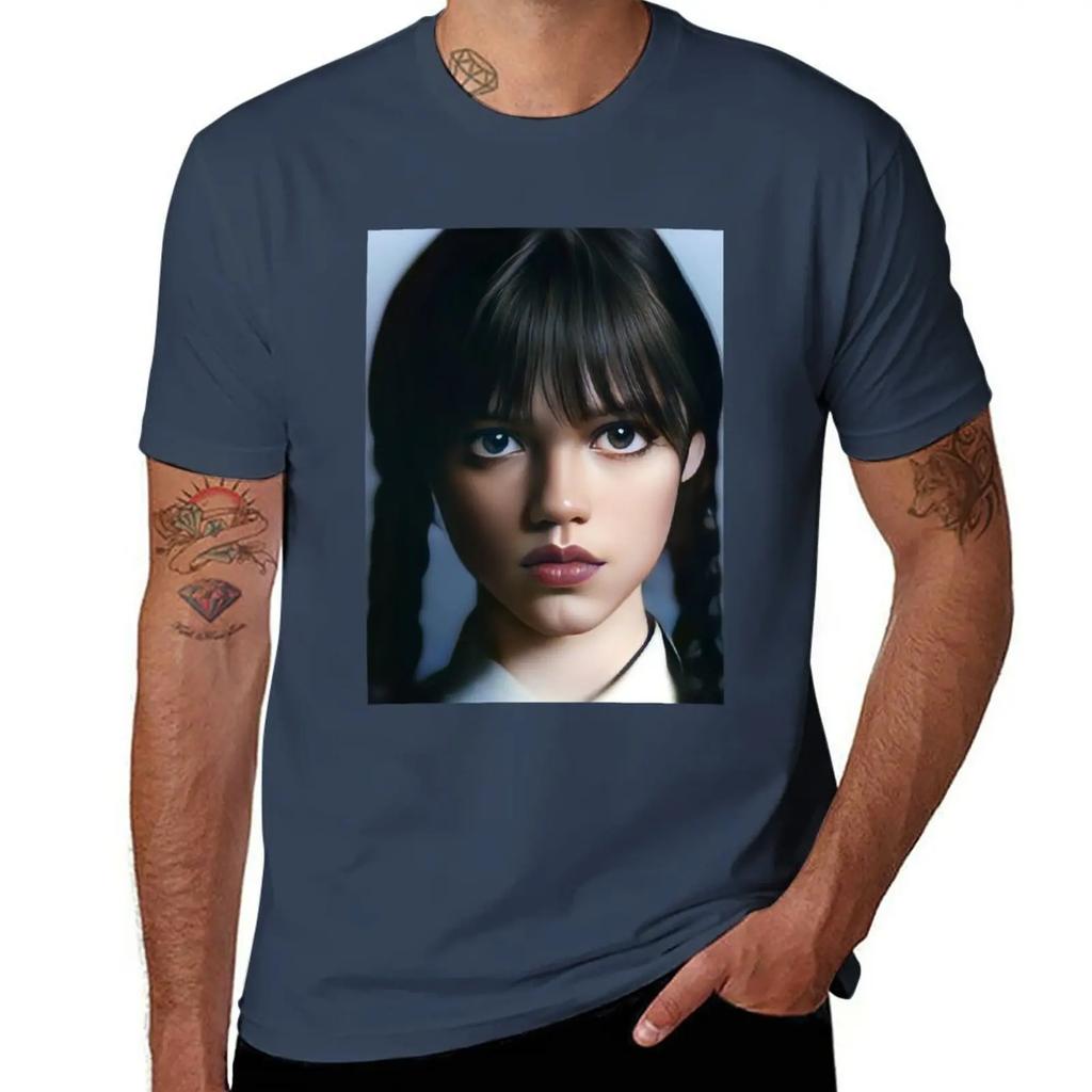 New Merlina Paint Tshirt Blank T Shirts Aesthetic Clothing Sports Fan Tshirts Tshirt For A Boy Big And Tall T Shirts For Unisex