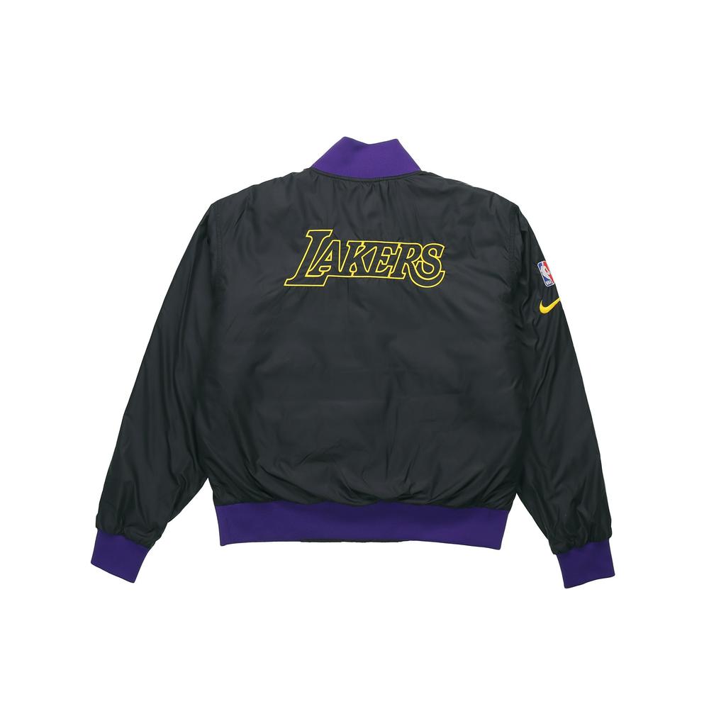 Nike NBA Los Angeles Lakers Basketball Sports Logo Jacket Purple Men's DB4787-010