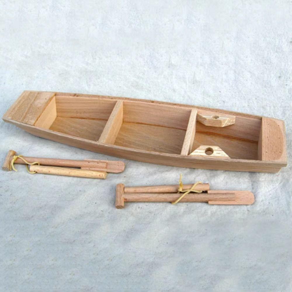 Ev Dekorasyonu Ahşap Tekne Modeli Vintage Dekor Tekne Modeli Süsler Balıkçı Teknesi Dekoru Çocuk Oyuncak
