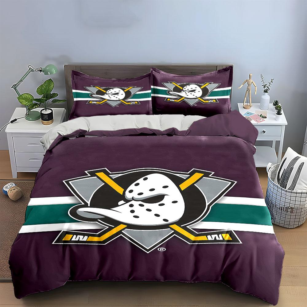 Hockey Mask Logo Bedding Set Bedding Duvet Cover Set Duvet Cover Pillowcases (1 * Duvet Cover 2 * Pillowcases, without duvet insert)