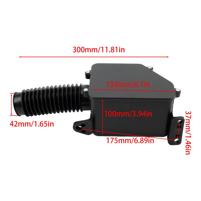 ATV UTV For GY6 Air Filter Box Intake Cleaner Bend Head Air Filter Box Assembly 150cc-200cc Engine Go Kart Scooter Moped Quad