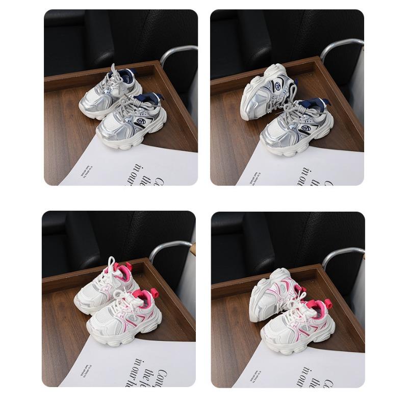 Children's Shoes Father Shoes New Net Face Big Children Breathable Shoes Girl Children Sports Shoes Children's New Autumn