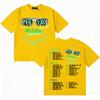 Feid Aesthetic Tour List Graphic Tshrit Pop Music High Quality Y2k Clothing Casual Short Sleeve Cotton Oversized Tops Fans Gift