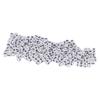 300pcs White Acrylic Number Beads Mixed Numbers 0-9 Loose Beads Bulk DIY Beads Jewelry Making