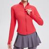 Women's Autumn & Winter Plus Velvet Sports Hoodie: Long Sleeve, Zip-Up, Outdoor Fitness, Quick-Dry, Slim Fit Yoga Jacket