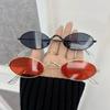 Designer Oval Sunglasses Women Men Vintage Brand Round Sun Glasses Female Male Small Frame Mirror Retro