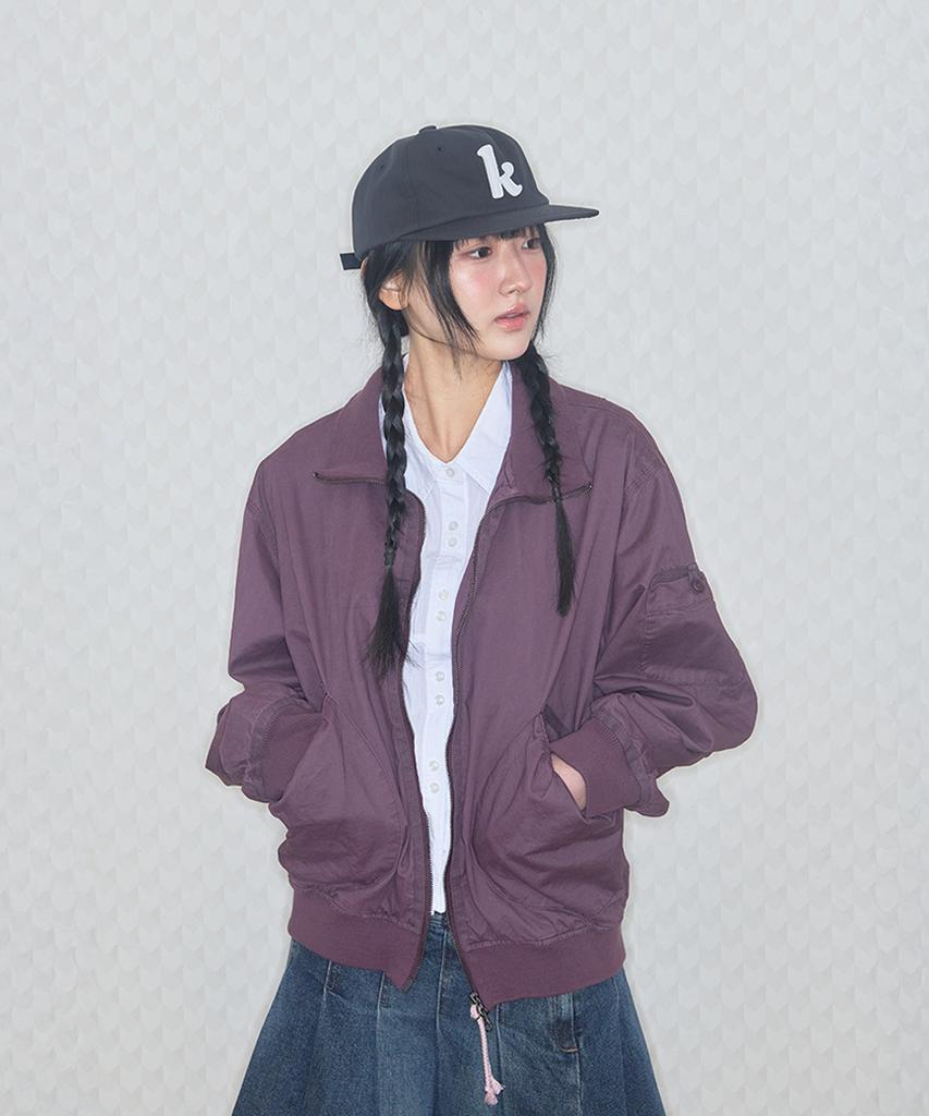Kiibi K-Logo Applique Cap Black