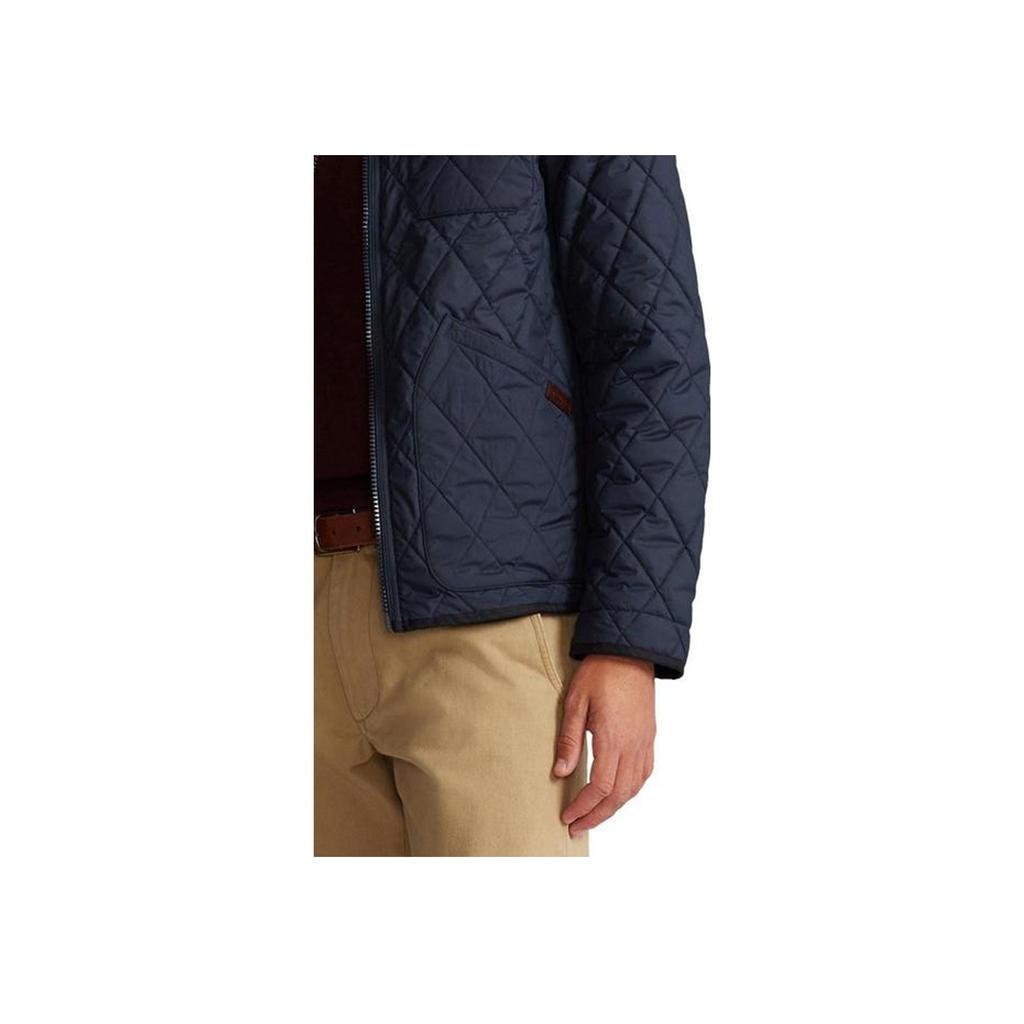 Polo Ralph Lauren Solid Color Quilted Zip Jacket Men jackets Navy 710852760-002