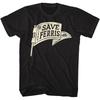 Ferris Bueller's Day Off Save Ferris Pennant Black Adult T-Shirt Unisex T-Shirt