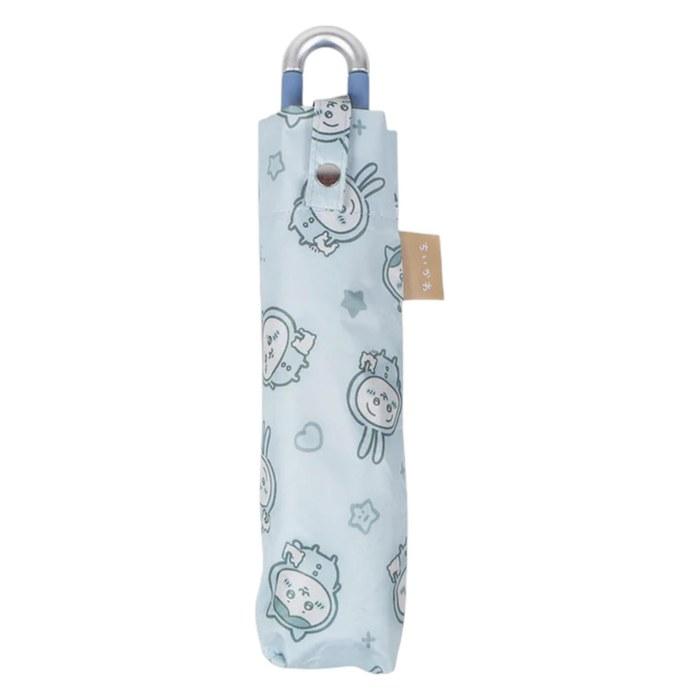 Chiikawa Folding Umbrella 50cm (Blue/Pajama Pattern)