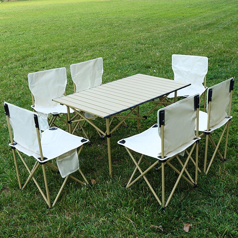 Buy Portable Folding Chair BBQ Stool Aluminium Alloy Fishing Seat for ...