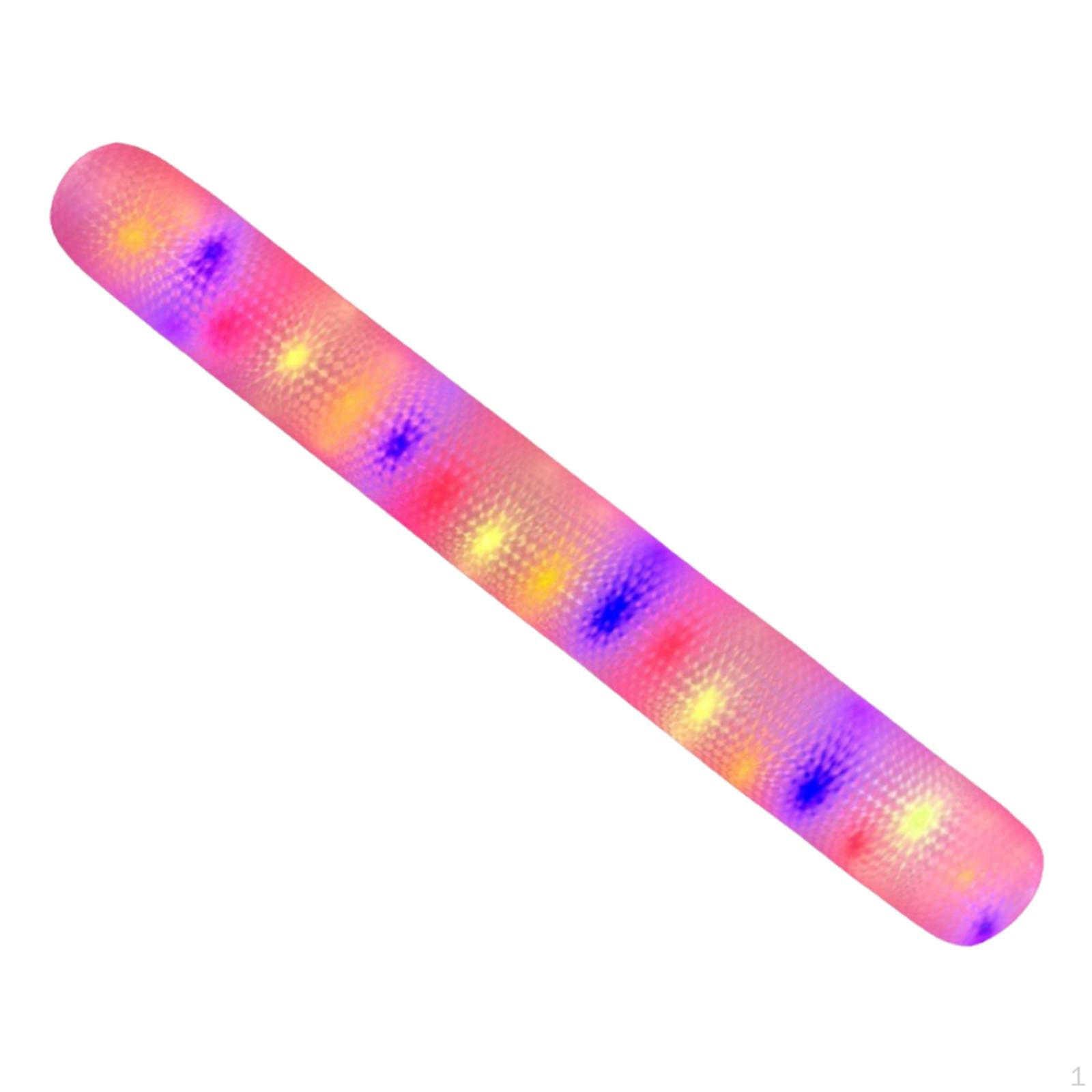 

Гибкая плавательная палка для водных развлечений, 165 см x 17 см, надувной стержень, развлечения на открытом воздухе розовый