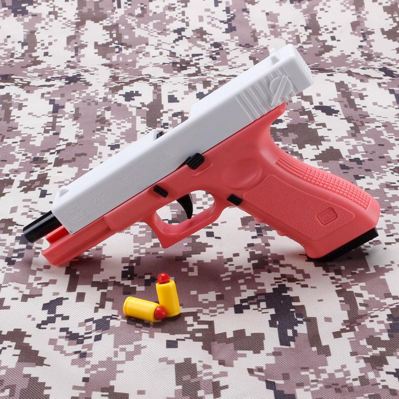 Toy Gun Pistol Handgun Soft Bullet Shell Ejecting Foam Dart Blaster Shooting For Adults Kids Girls Outdoor Shooting Games