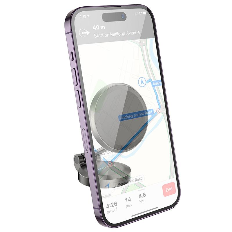 Folding Rotating Car Bracket, Car Center Console Mobile Phone Navigation Lazy Bracket