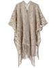 Hot-Selling Knit Shawl: Spring Summer Autumn, Hollow Design, Tassel Trim, Solid Color, Lightweight for European & American Styles.