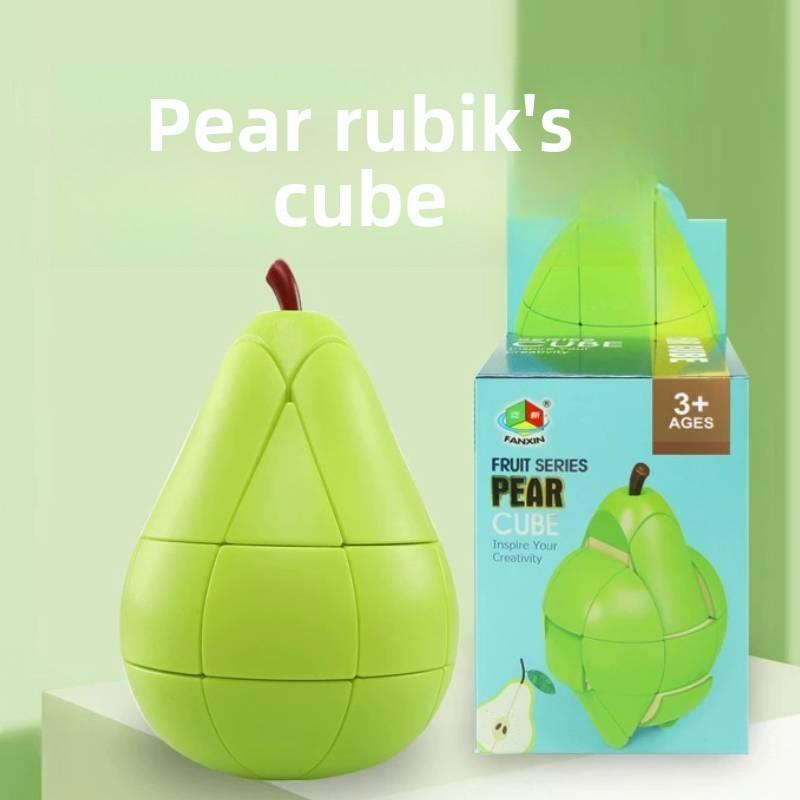 Fruit Shape Puzzle Cube With Plastic Material For Early Education Kids