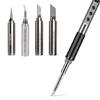 Efficient Soldering Iron Tip for 936 937 Stations Featuring Leadfree Plating Stainless Steel Constructio High Hardness