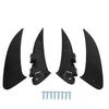 4 Stück Heckstoßfänger Luftauslass Spoiler Links Rechts Glänzend Schwarz Ersatz für Mercedes Benz C118 X118