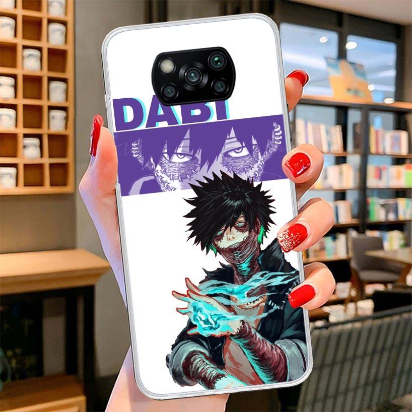 My Hero Dabi Bnha Cover Phone Case For Xiaomi Poco F7 Ultra X7 X6 X5 Pro M7 Redmi 15C 15 13C 13 12C 12 10C 10 9A 9C 9T 9 Shell P