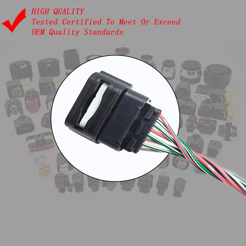 0280218419 12671624 Mass Air Flow Sensor Harness Connector Plug Replacement for Chevrolet Cruze 1.4L 1.6L 1.8L Sonic 1.4L 1.8L Trax 1.4L Cruze