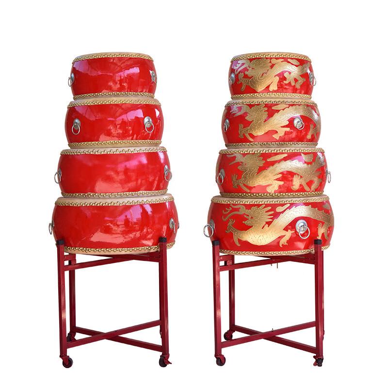 Dragon Dance Cowhide Drum Set